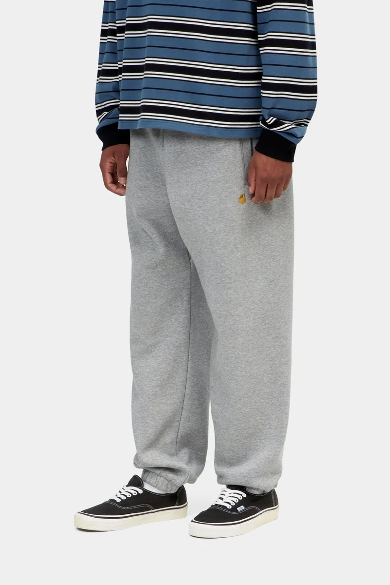 Carhartt WIP Chase Herren-Sweathose | Grau meliert