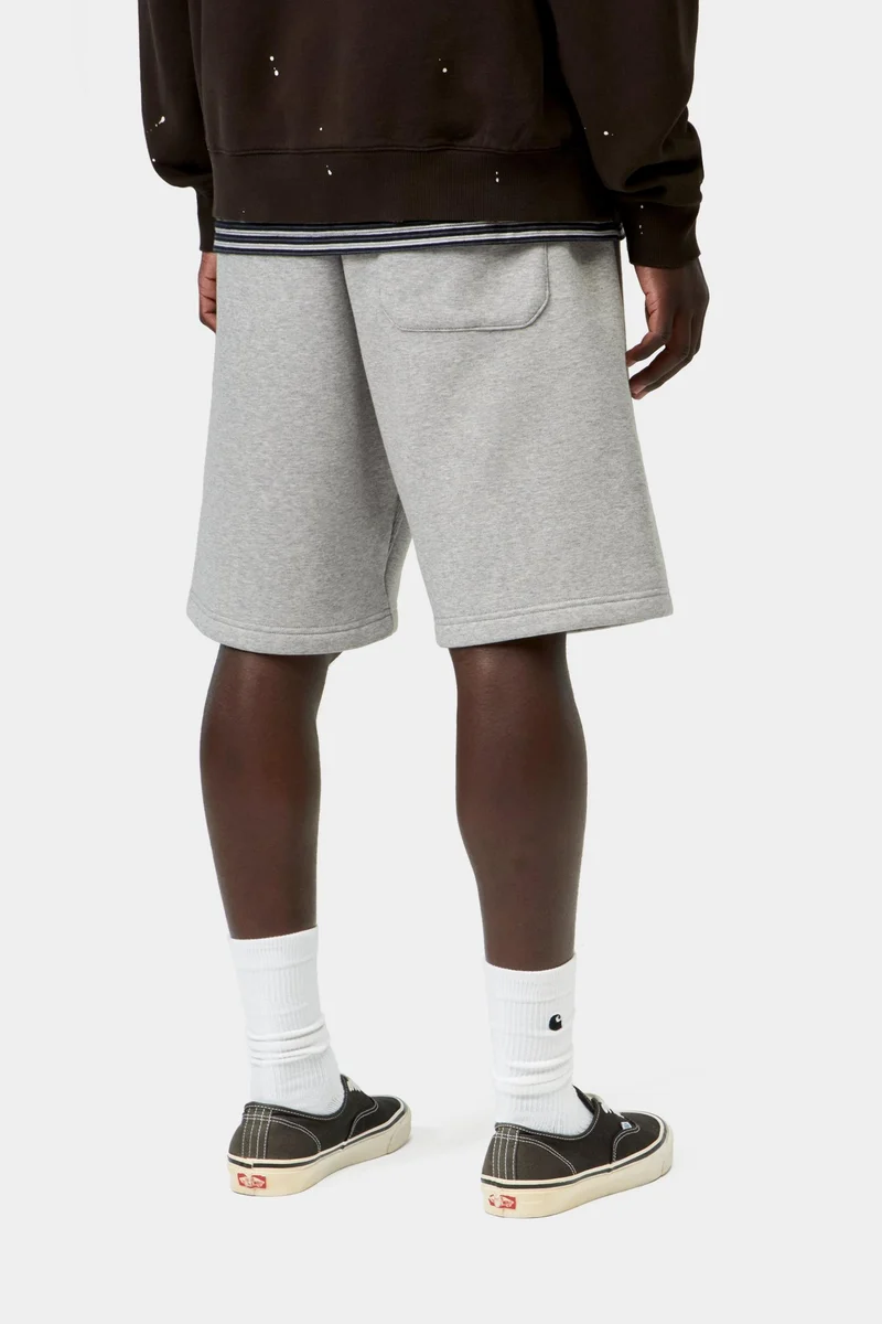 Carhartt WIP Chase Sweatshorts für Herren | Grau meliert