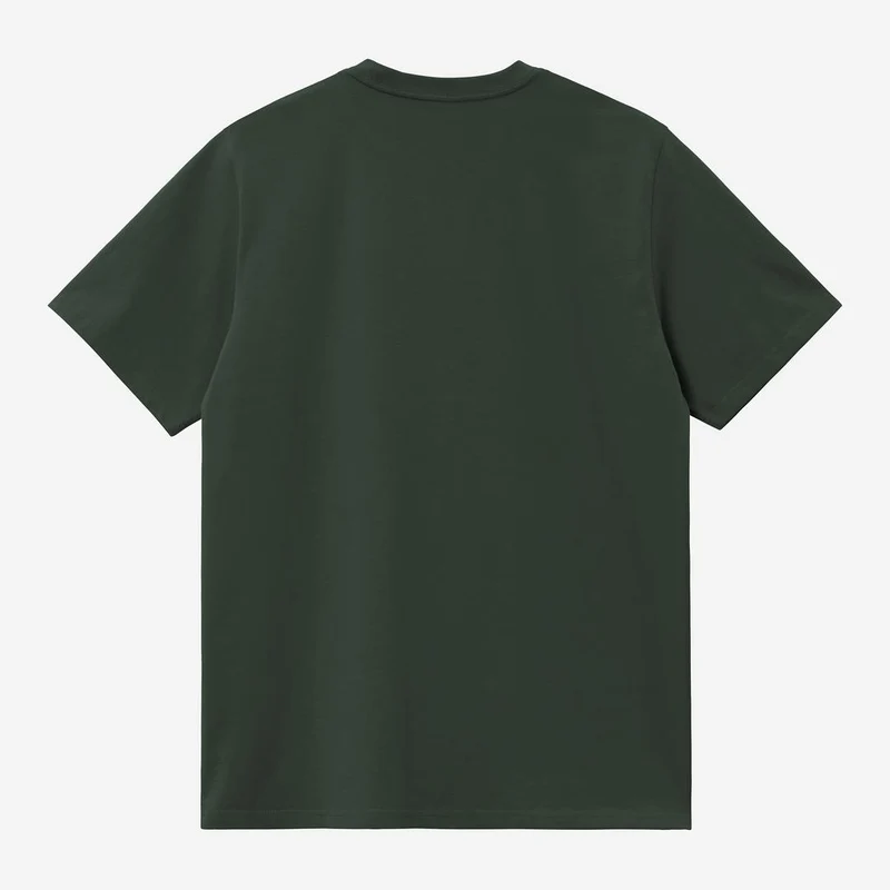 Carhartt WIP Herren-T-Shirt mit Brusttasche | Dunkler Skarabäus