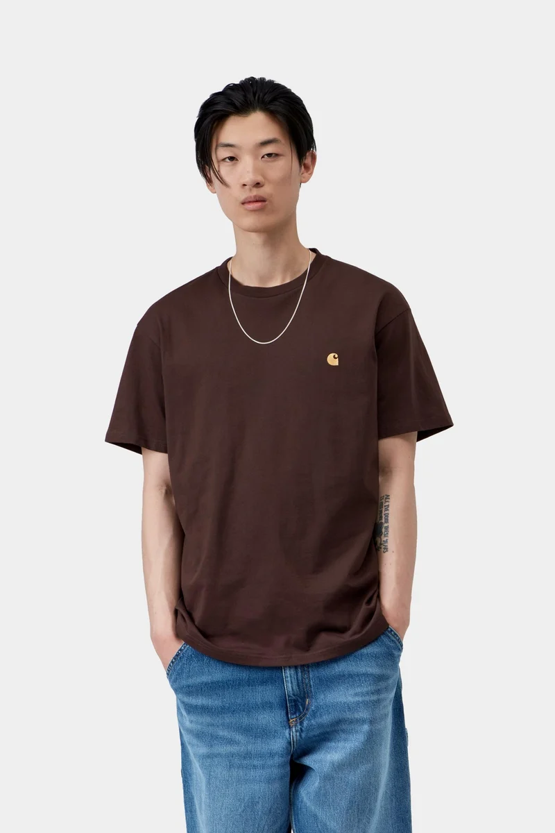 Carhartt WIP Chase Kurzarm-T-Shirt für Herren | Palisander