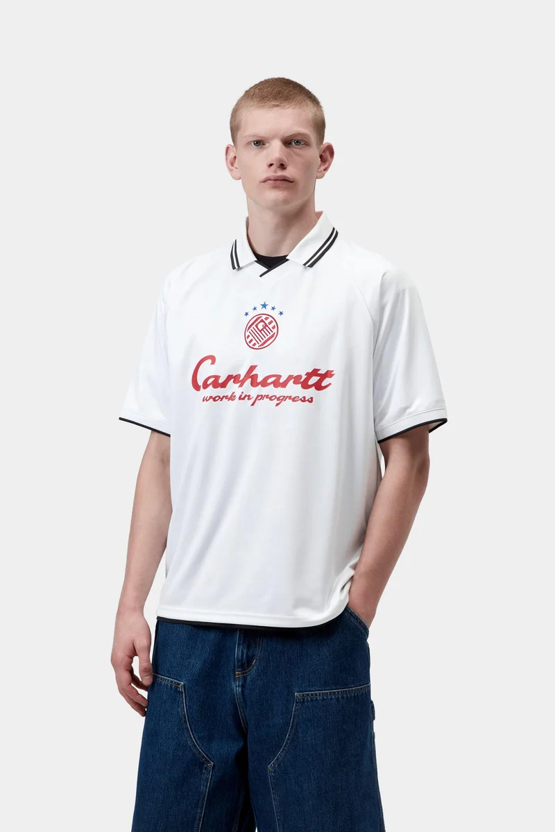 Carhartt WIP Herren-Fußballtrikot | Weiß