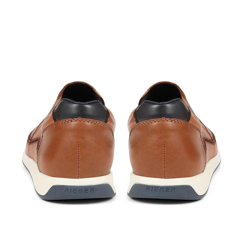 Leather Slip-On Shoes - RKR37516 / 323 369 - Tan