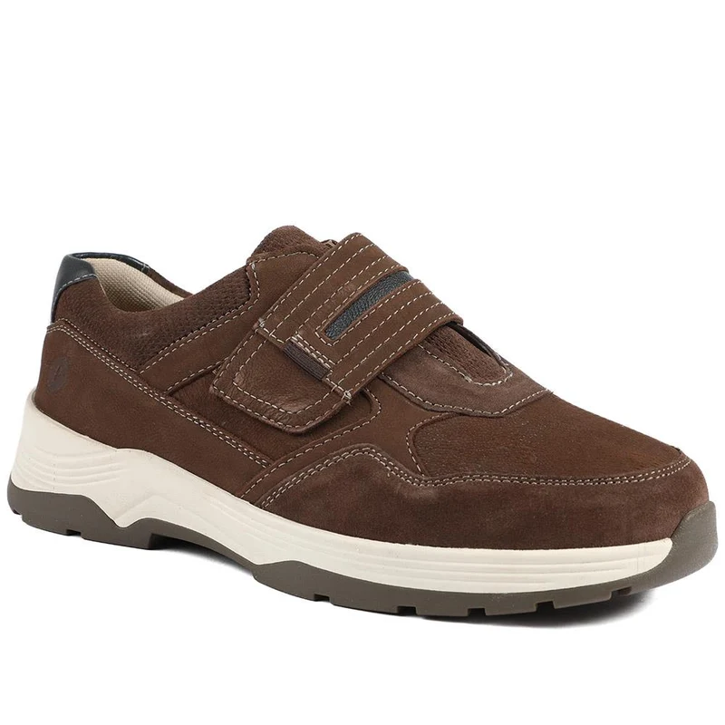 Extra-Wide Stretch Touch-Fasten Shoes - GUY / 326 966