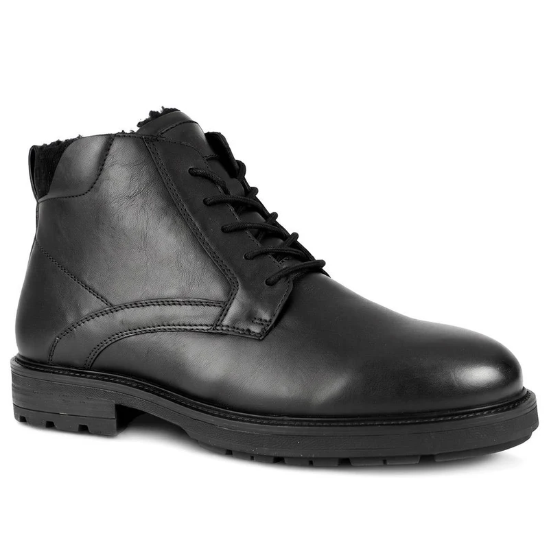 Wide Fit Smart Leather Lace Up Boots - RNB44000 / 330 105