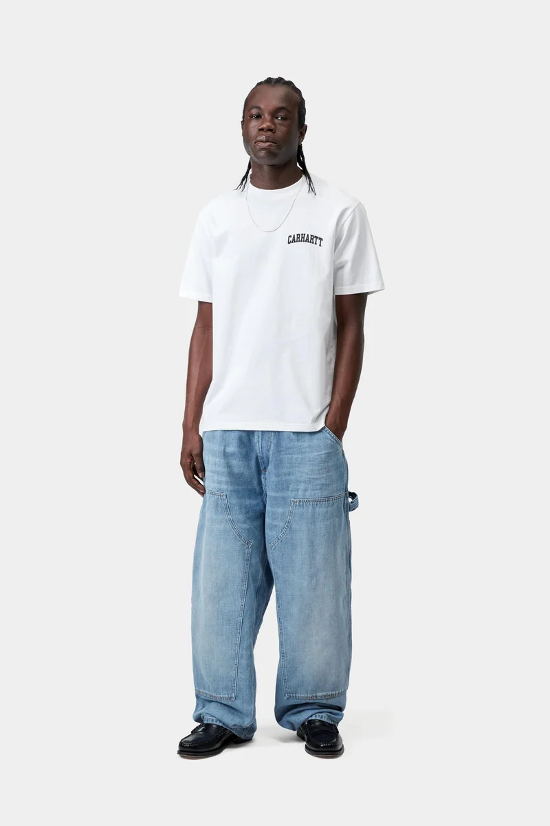 Carhartt WIP Herren OG Double Knee Hose | Blau gewaschen