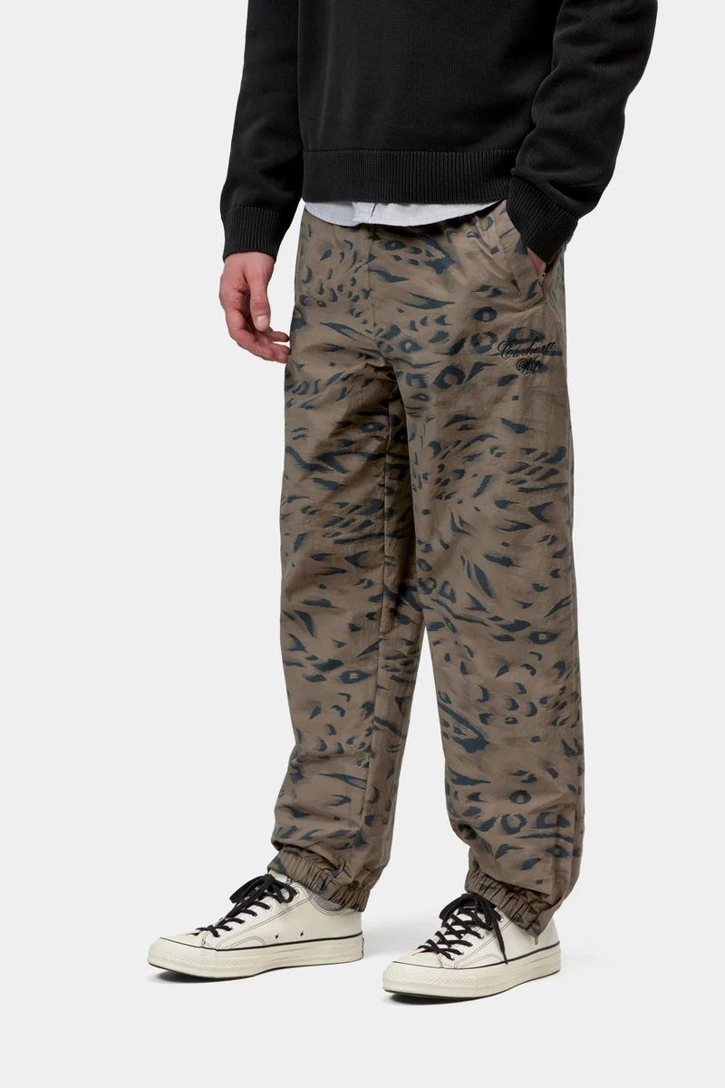 Carhartt WIP Travon Herrenhose | Cypress mit Entenfedernmuster