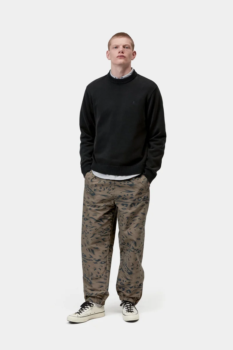 Carhartt WIP Travon Herrenhose | Cypress mit Entenfedernmuster