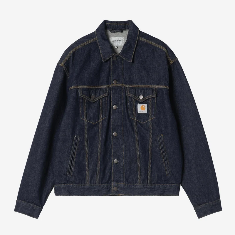 Carhartt WIP Helston Herrenjacke | Blau gewaschen