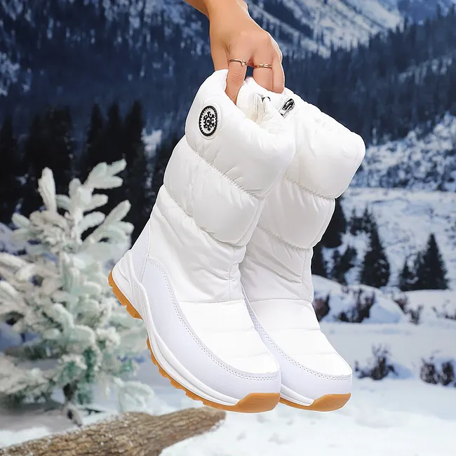 Muthoni - Hochwertiger Wadenhoher Winter Stiefel Für Den Schnee