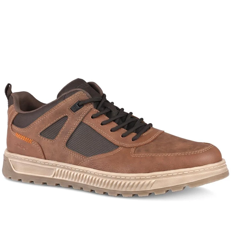 Rieker Zip & Lace Grippy Trainers - RKR44533 / 330 343 - Brown