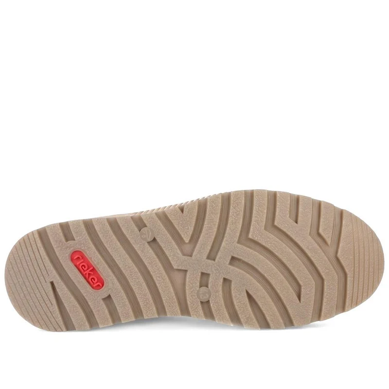 Rieker Zip & Lace Grippy Trainers - RKR44533 / 330 343 - Brown