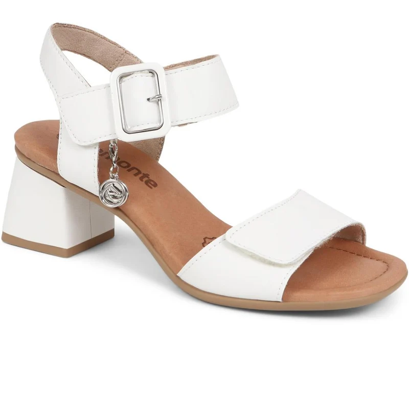 Leather Heeled Sandals - DRS39510 / 325 410