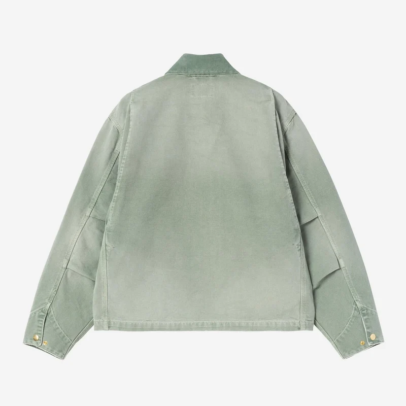 Carhartt WIP Herren OG Arcan Jacke | Shady Green Destroy Wash
