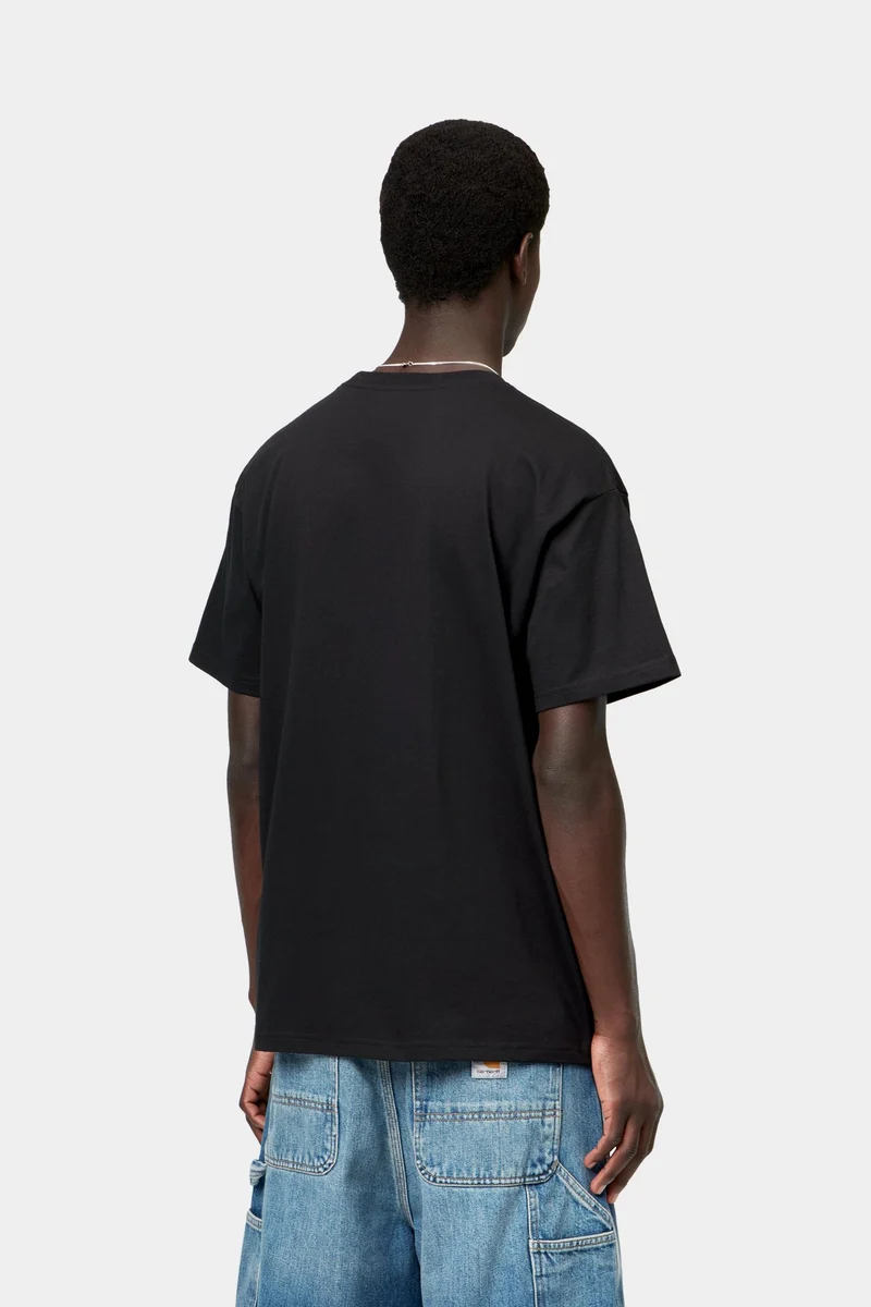 Carhartt WIP Herren-T-Shirt mit Käsetoast | Schwarz