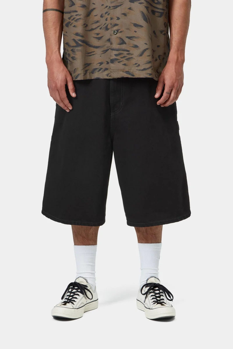 Carhartt WIP Herren OG Single Knee Kurz | Schwarz gespült