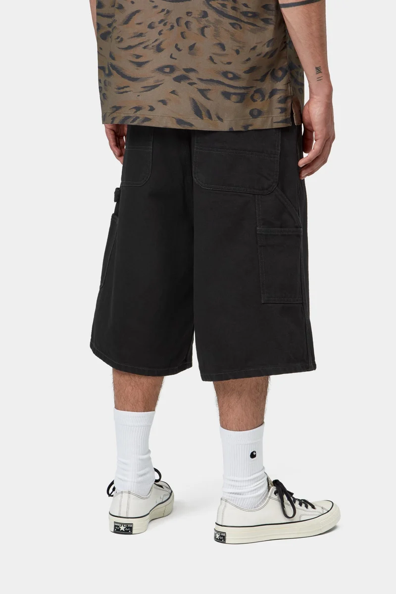 Carhartt WIP Herren OG Single Knee Kurz | Schwarz gespült