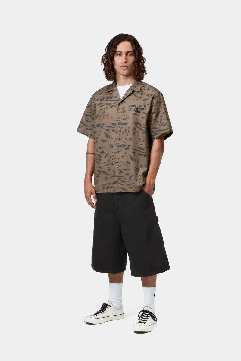 Carhartt WIP Herren OG Single Knee Kurz | Schwarz gespült