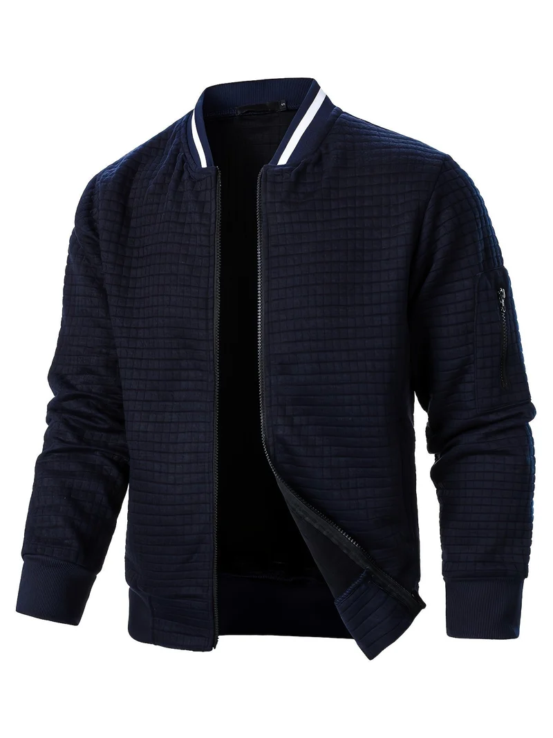 Benjie - Strick Jacke Mit Stehkragen Und Reißverschluss