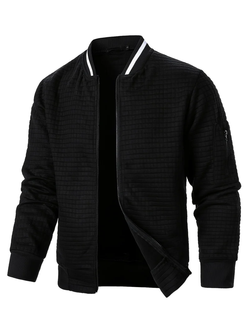 Benjie - Strick Jacke Mit Stehkragen Und Reißverschluss