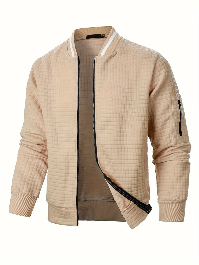 Benjie - Strick Jacke Mit Stehkragen Und Reißverschluss