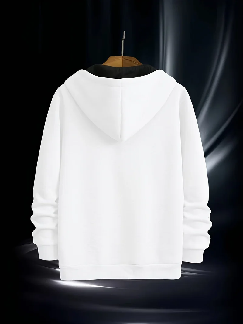 Jaylen - Langärmliges Kapuzen Sweatshirt Mit Halbem Reißverschluss