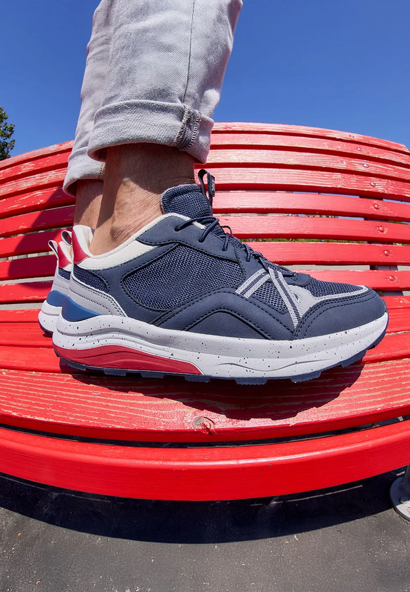 H-Carl dark-blue grey beige