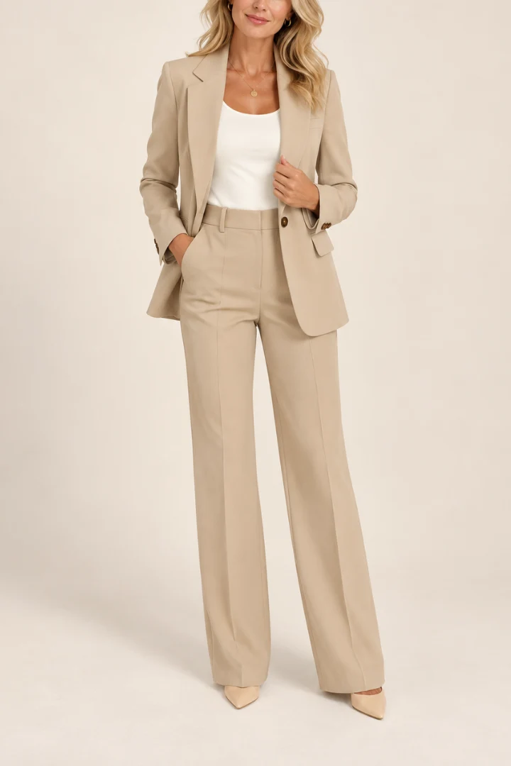 Danyela – Set Aus Blazer Und Hose Mit Geradem Bein