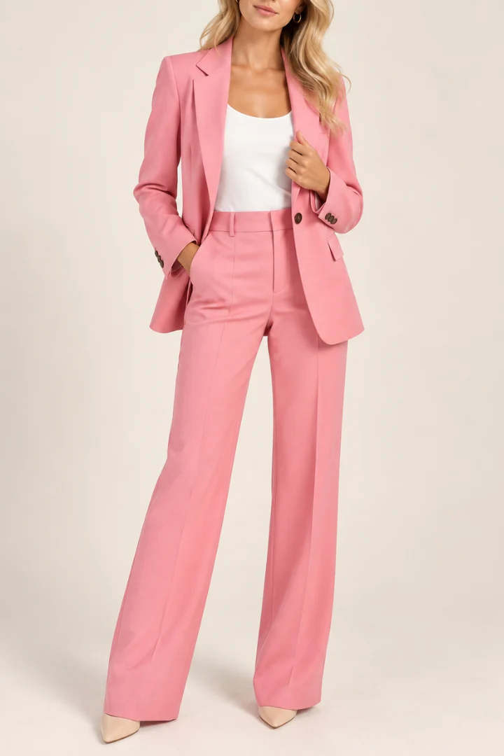 Danyela – Set Aus Blazer Und Hose Mit Geradem Bein