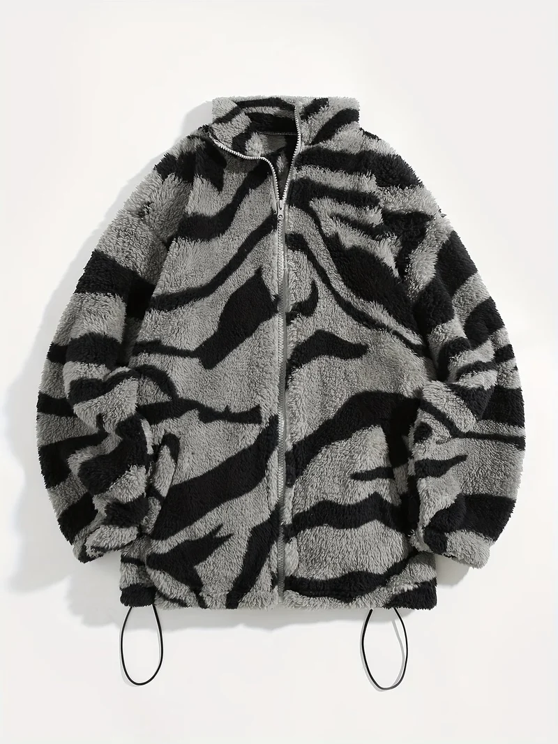 Esra – Langärmelige Jacke Mit Geometrischem Muster
