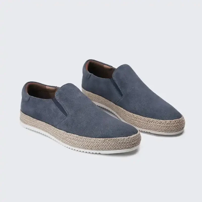 Hanya – Slip-On Schuhe Aus Wildleder Mit Espadrille Sohlen