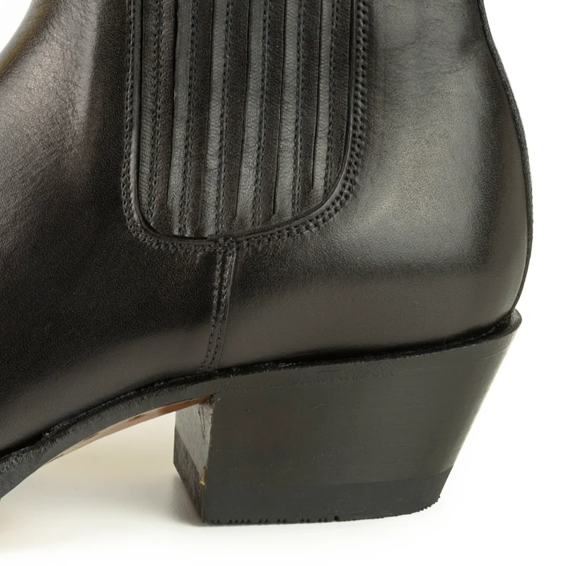 Urban Stiefeletten Damen 2496 Schwarzes Leder