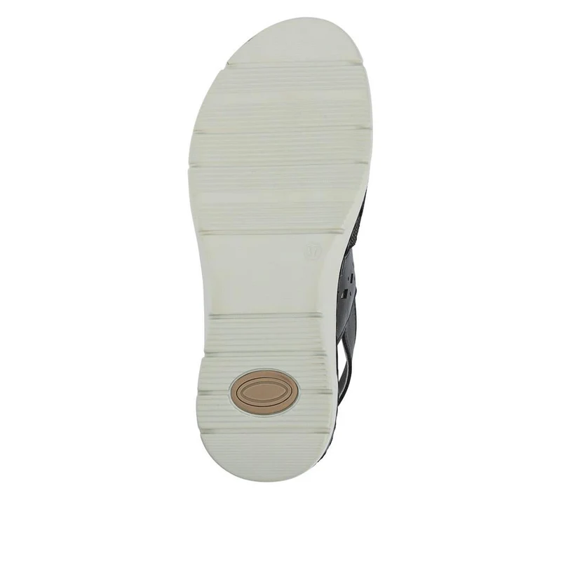 Wide Fit Flexible Sandals - WLIG41009 / 327 172 - Black
