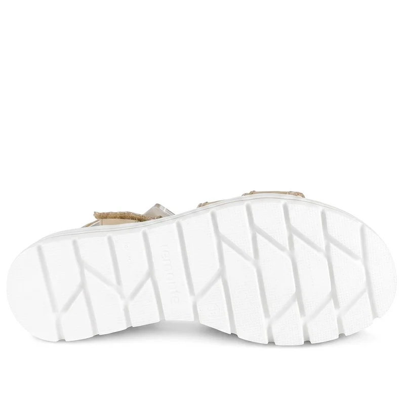 Remonte Cross Strap Wedge Sandals - RKR43066 / 330 543 - Beige