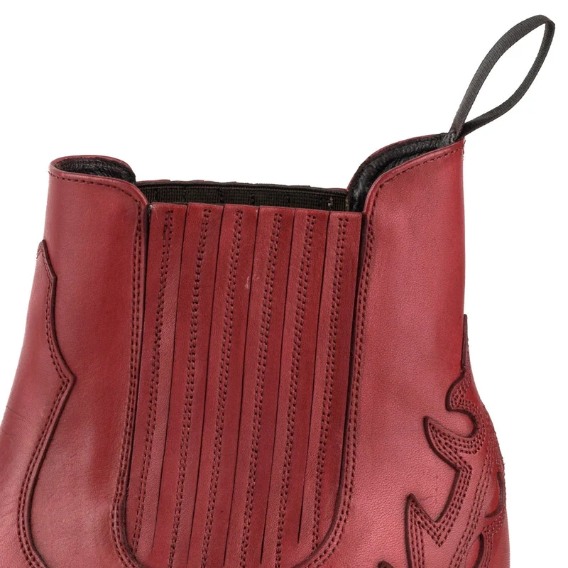 Urban Stiefeletten Damen 2487 Rotes Leder