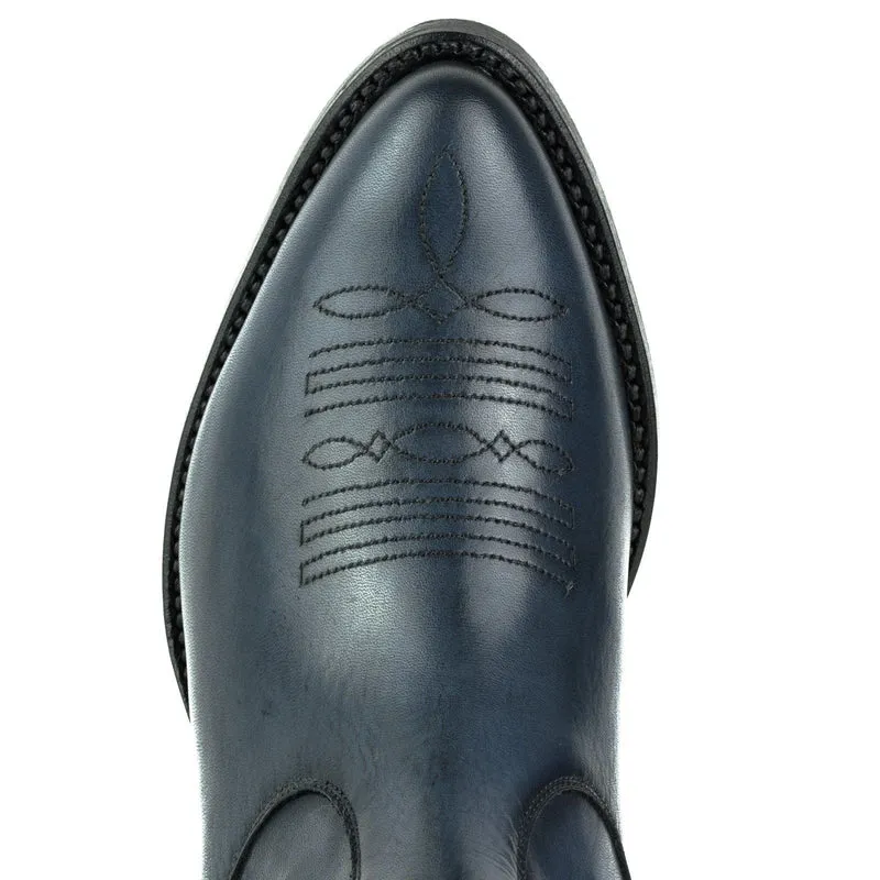 Urban Stiefeletten Damen 2487 Leder Blau 85