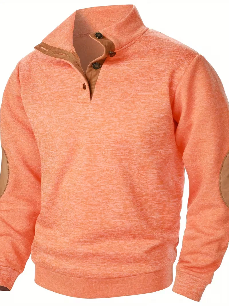 Kashyap – Sweatshirt mit Stehkragen Und Langen Ärmeln