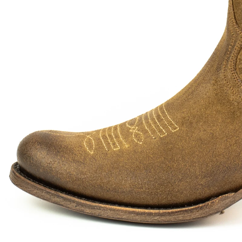 Damen-Cowboystiefel 2526 aus braunem Leder