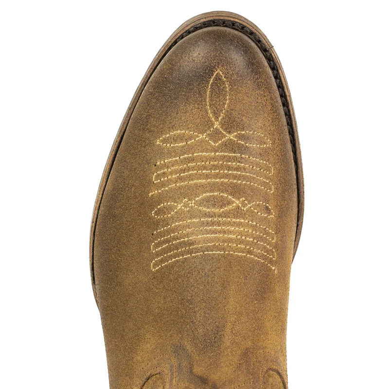 Damen-Cowboystiefel 2526 aus braunem Leder