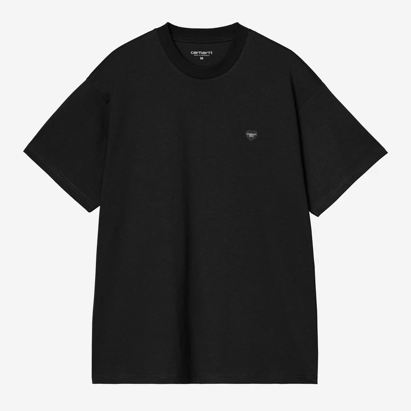 Carhartt WIP Herren-T-Shirt mit kleinem Herzchen | Schwarz