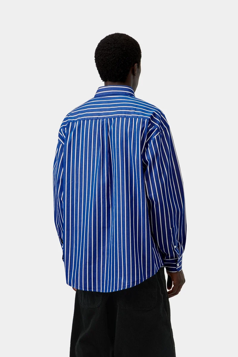 Carhartt WIP Gowan Herrenhemd mit Streifen | Lapis