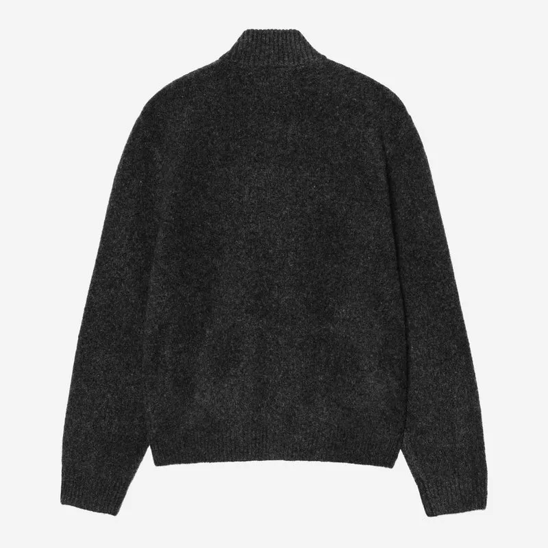 Carhartt WIP Curtis Herren-Strickjacke | Schwarz