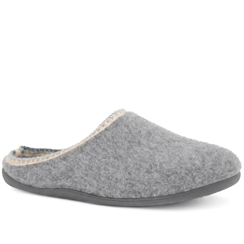 Lightweight Comfy Mule Slippers - BONAD44004 / 330 207 - Grey