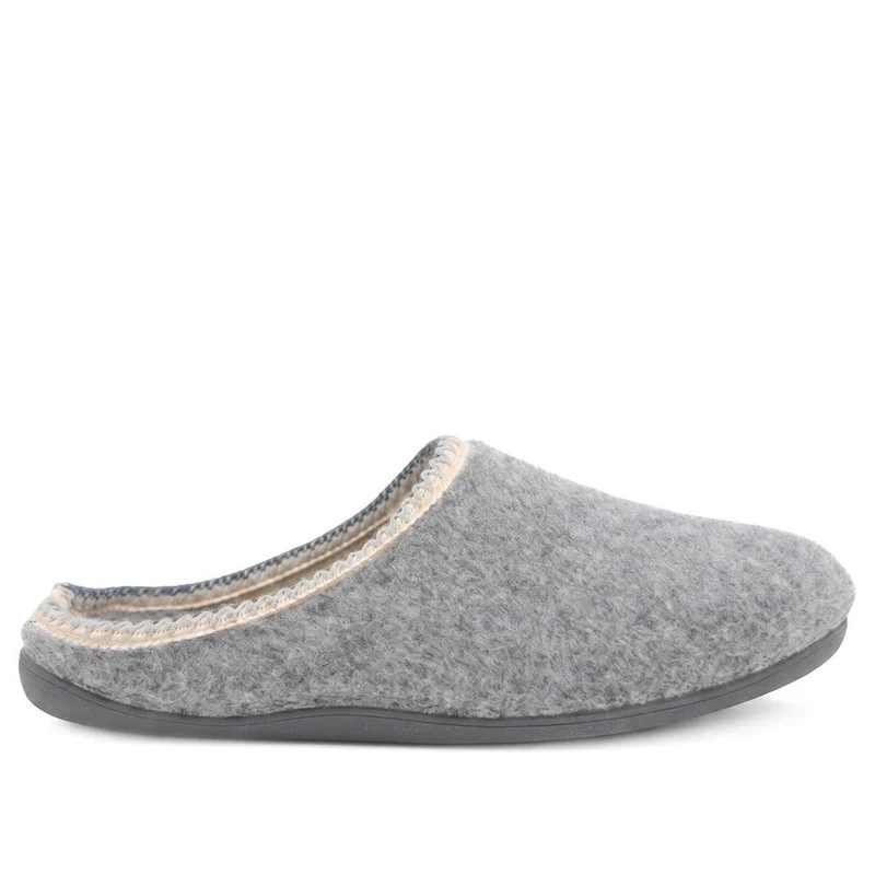 Lightweight Comfy Mule Slippers - BONAD44004 / 330 207 - Grey