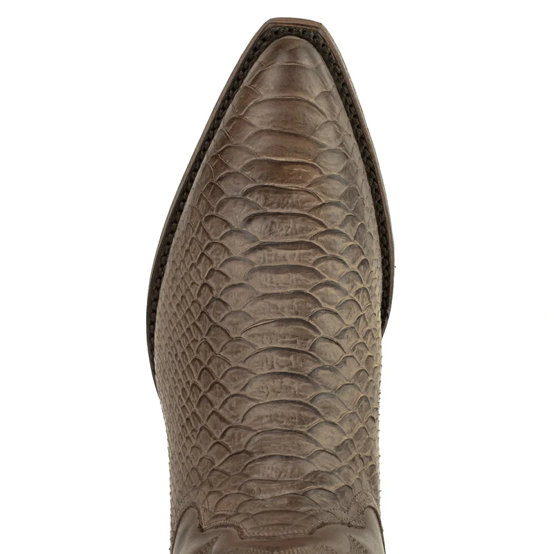 Country- und Western-Cowboystiefel für Damen 2524 Dunkelbraunes Leder
