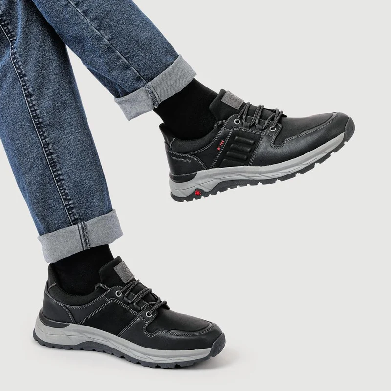 Relife Wide Fit Lace Up Shoes - RELIF42002 / 327 803 - Black