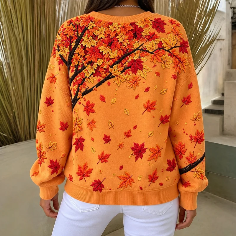 Jivina – Lässiges Sweatshirt Mit Katzen Motiv