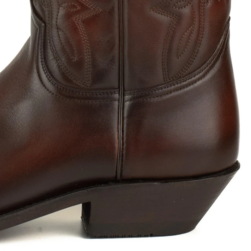 Cowboy-, Country- und Westernstiefel der 1920er Jahre für Damen und Herren, Premium-Qualität in Schwarz und Braun