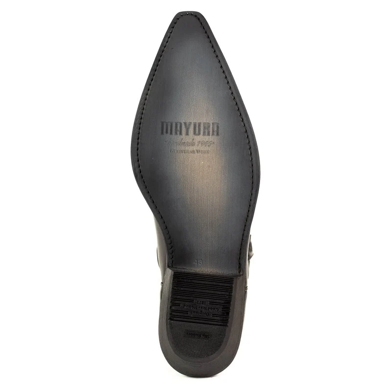 Cowboy-, Country- und Westernstiefel der 1920er Jahre für Damen und Herren, Schwarz und Blau, Premium