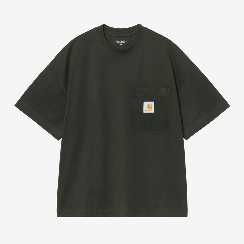 Carhartt WIP Herren-Arbeits-T-Shirt mit Tasche | Rabe