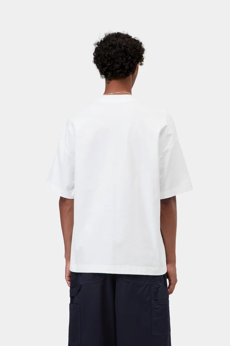 Carhartt WIP Herren-Arbeits-T-Shirt mit Brusttasche | Weiß